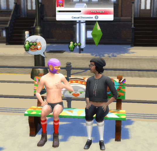 I Have Some Questions For The Shirtless Luchador Who Showed Up In My Sims 4 Game