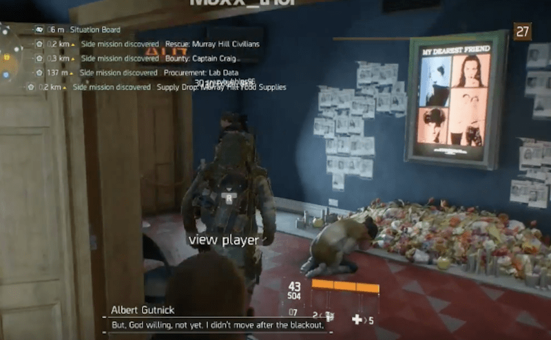 The Division Removed A Crying Character Because Players Found Her Annoying