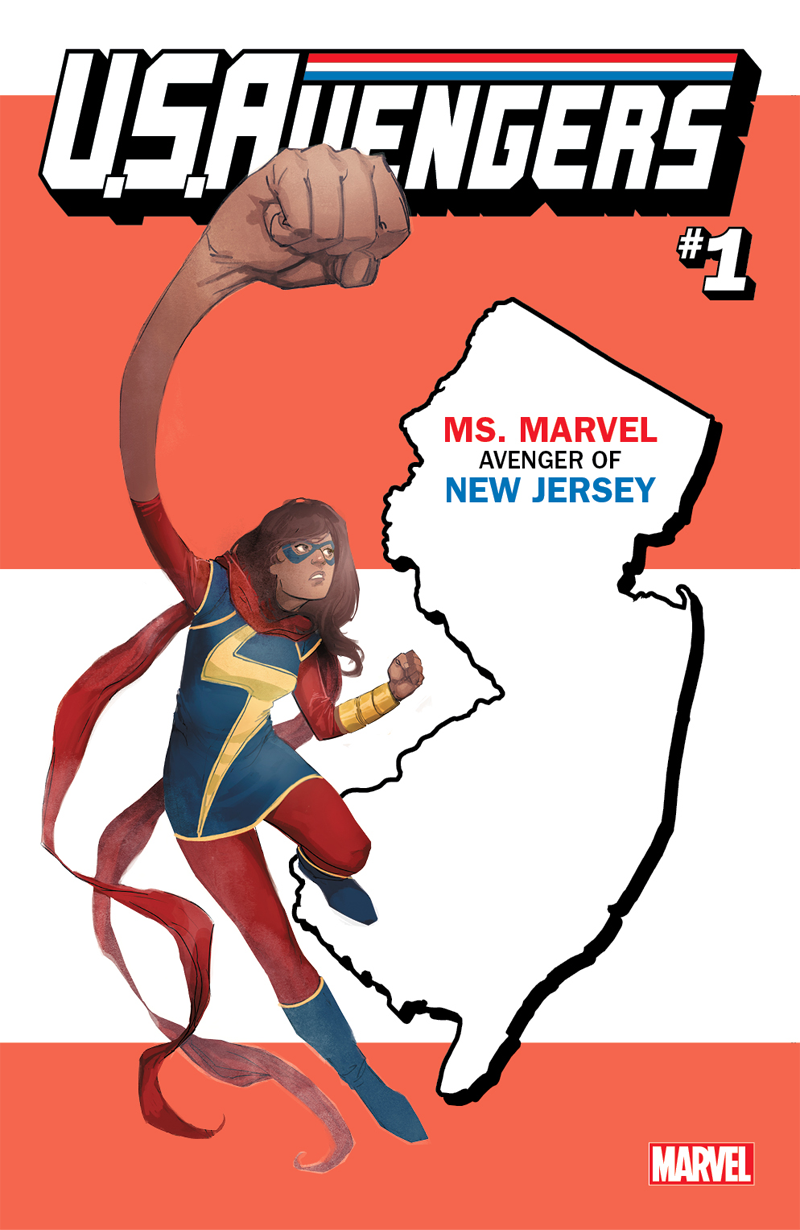Trying To Figure Out The Hero/State Pairings Of Marvel’s USAvengers Covers