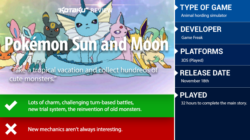 Pokemon Sun And Moon: The Kotaku Review