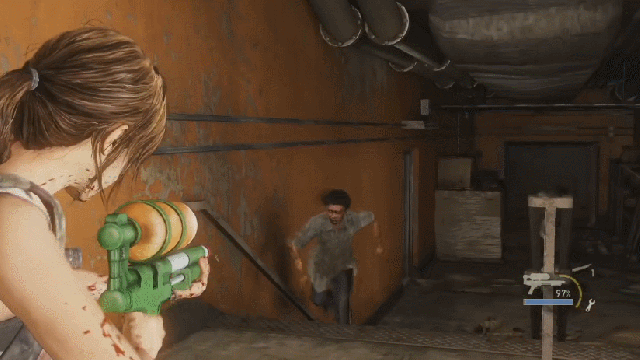 Modder Destroys Zombies With Water Gun In The Last Of Us