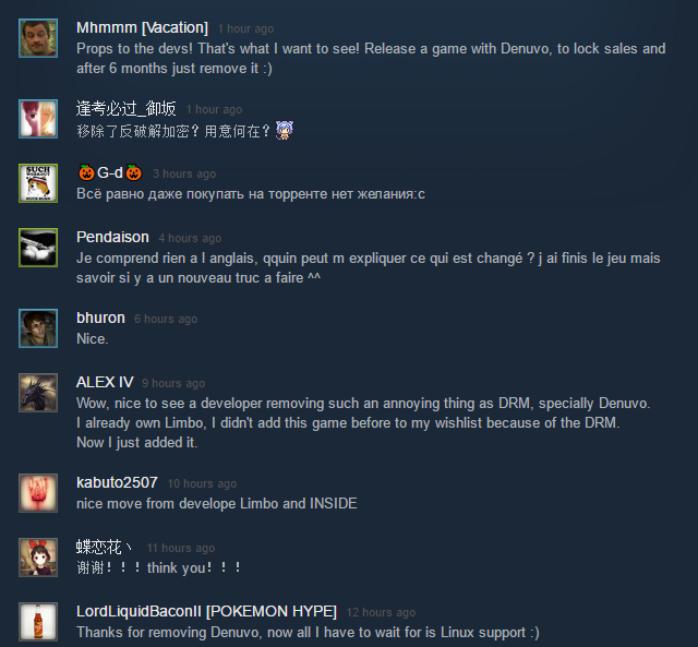 In A Twist, Game Update Drops Denuvo Anti-Piracy Tech On Steam