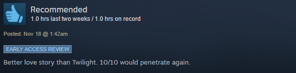 Genital Jousting, As Told By Steam Reviews [NSFW]