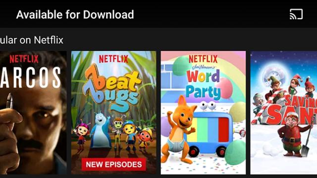 Netflix Adds Downloads For Your Offline Viewing Pleasure