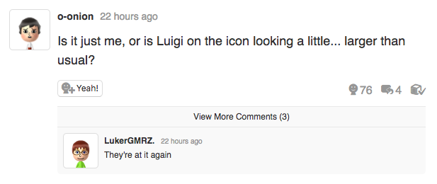 Nintendo’s Luigi Miiverse Keeps Getting Hacked In Funny Ways
