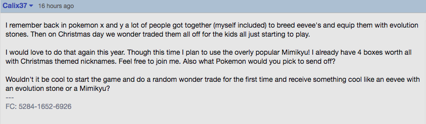 Pokemon Fans Will Improve The Trashcan That Is Wonder Trade For Christmas