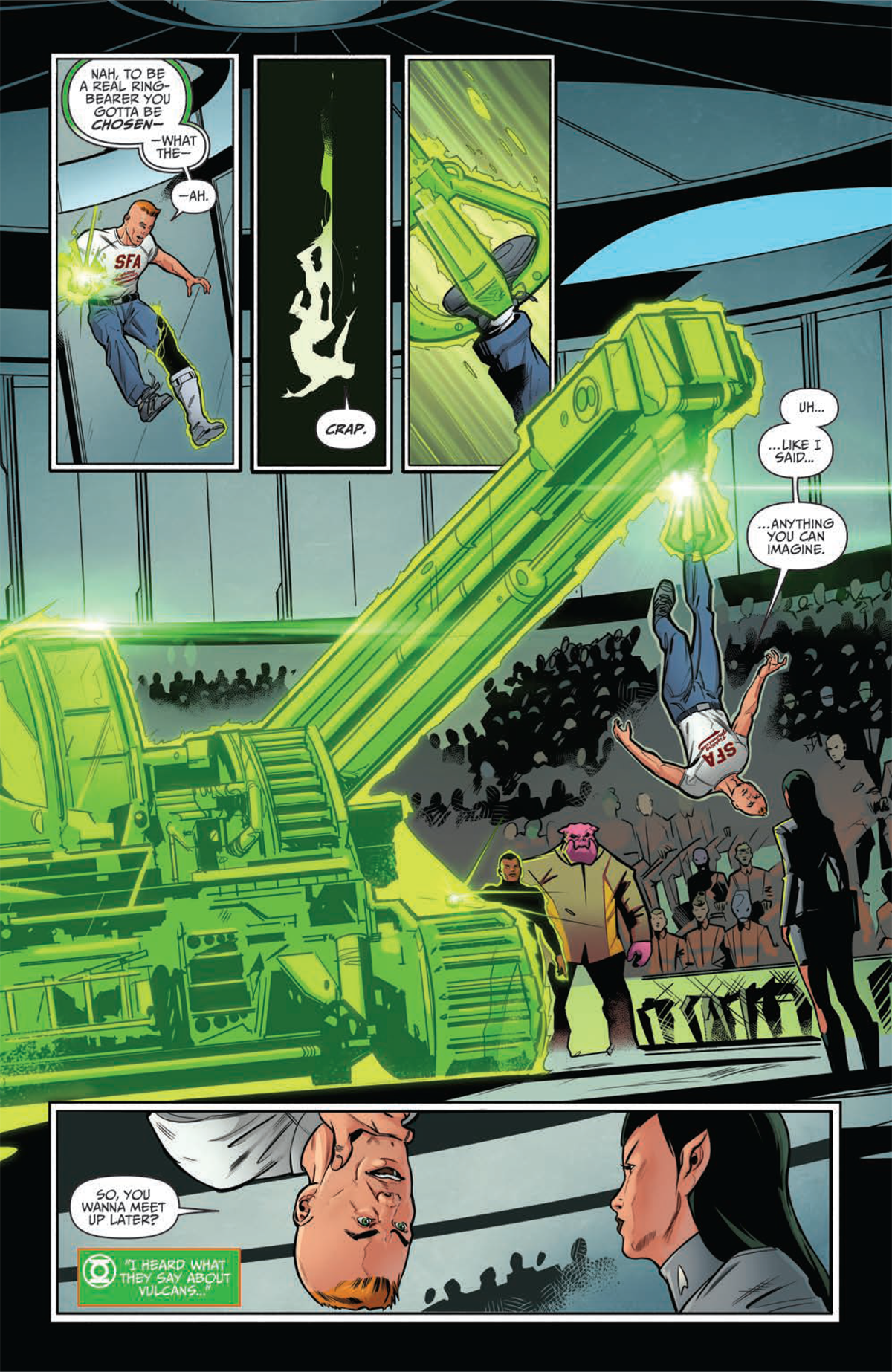 The Green Lanterns Are Stuck In The Next Star Trek/Green Lantern Crossover