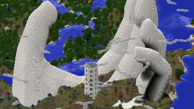 Enormous Minecraft Art Is Reaching For The Heavens