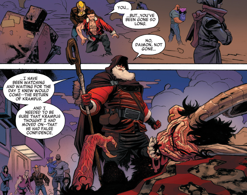 The Only Comic You Should Read Today Features Santa Beating The Crap Out Of Krampus