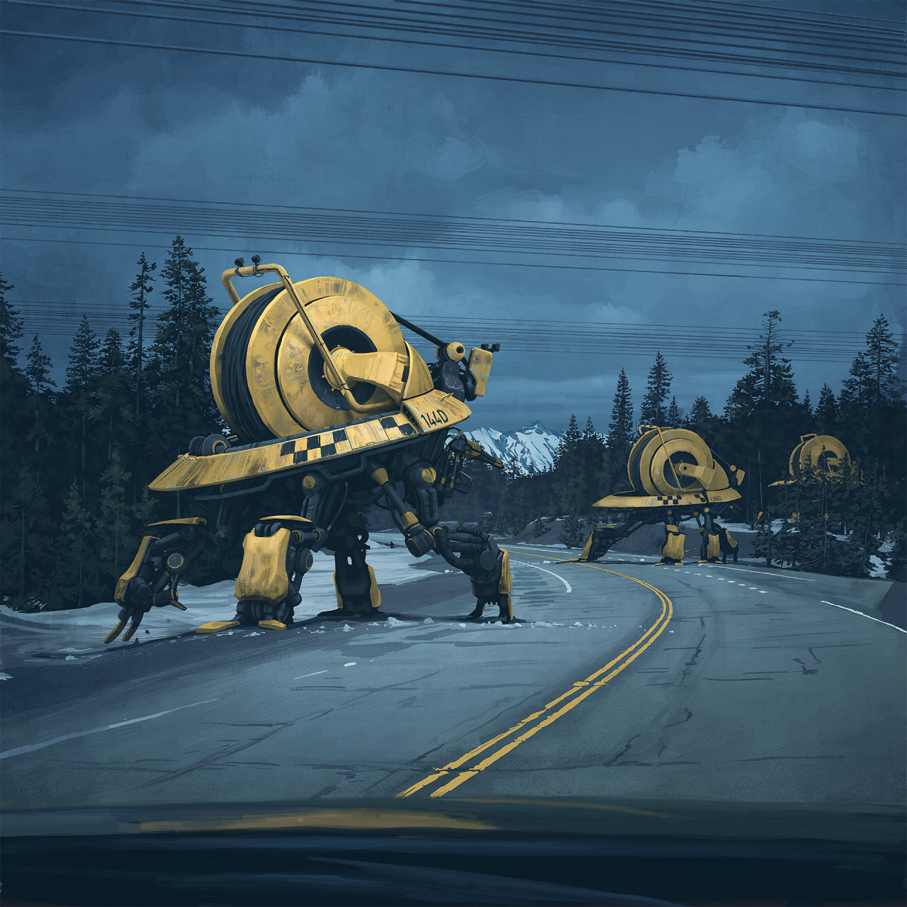 Fine Art: Latest Sci-Fi Art From Simon Stålenhag Captures The Strangeness Of The Road Ahead