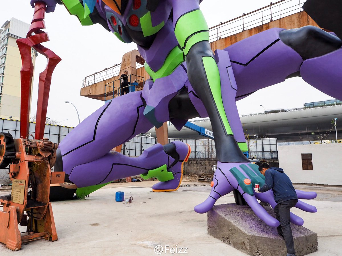 The Tallest Evangelion Statue In The World