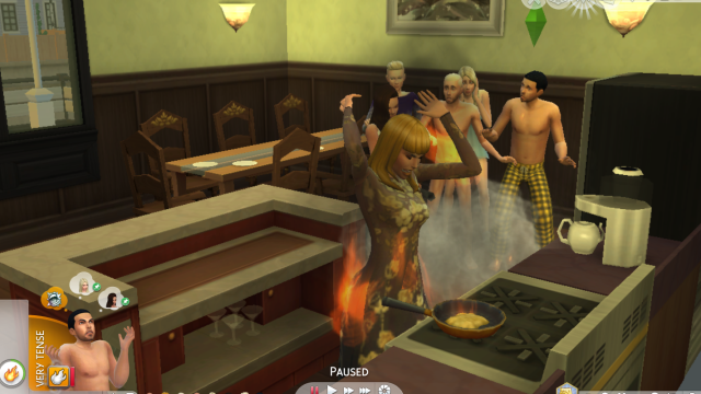 The Sims 4 Celebrity House Update: Kim Kardashian Set The House On Fire
