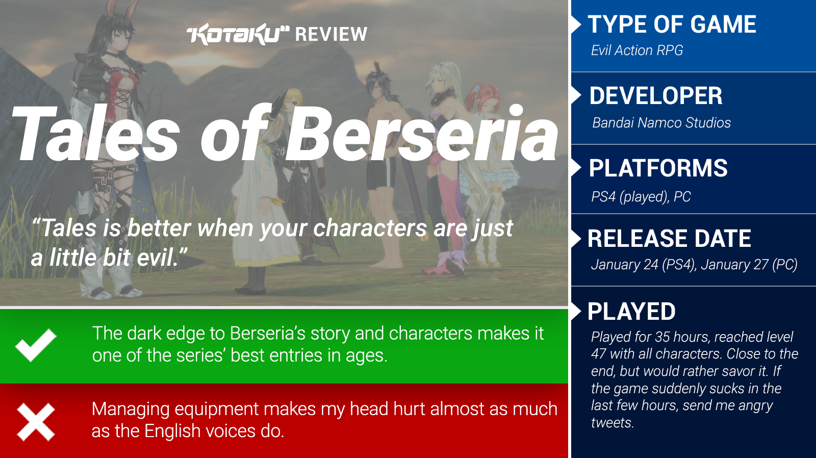 Tales Of Berseria: The Kotaku Review