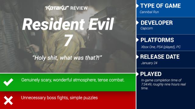 Resident Evil 7: The Kotaku Review