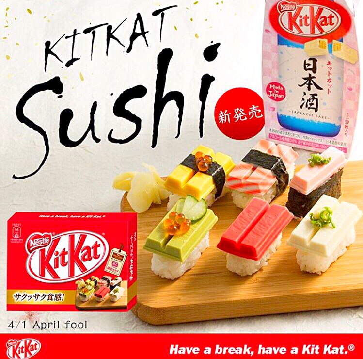 Japan Now Has Kit Kat Sushi