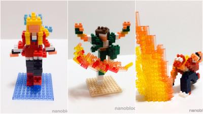 Fighting Game Characters Recreated With Micro-Sized Blocks