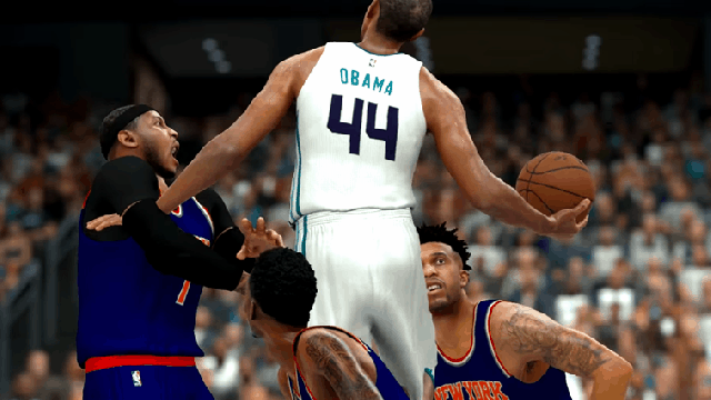Obama Is Now Free To Dunk All Over NBA 2K17