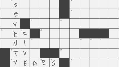 The New York Times Crossword Puzzle Turns 75 Today