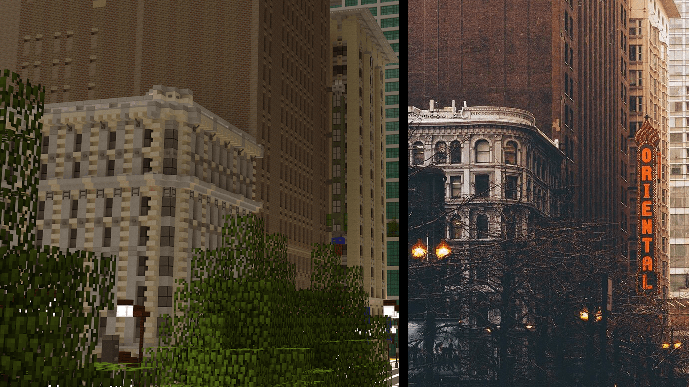 Building Chicago In Minecraft