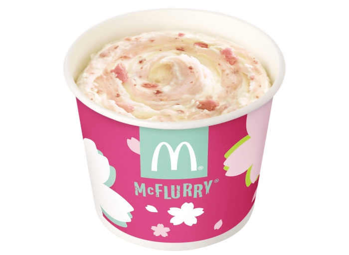 Cherry Blossom McFlurry Coming To McDonalds Japan