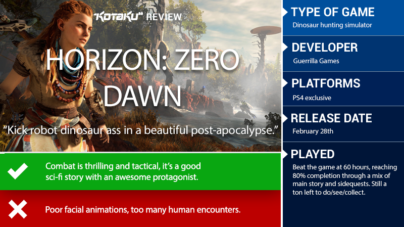 Horizon Zero Dawn: The Kotaku Review