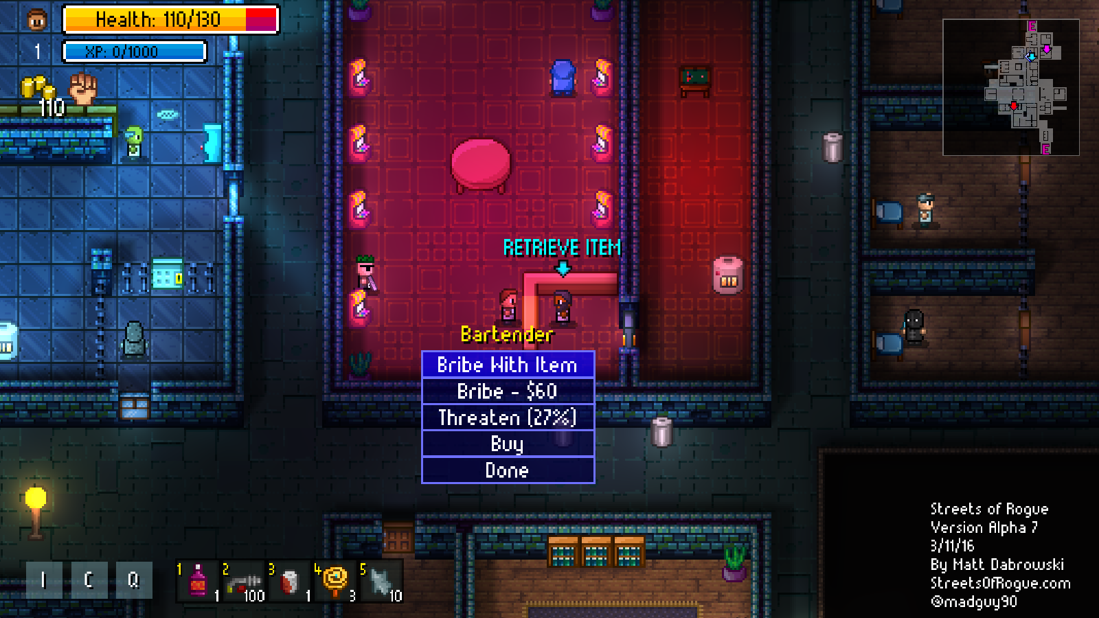 Streets Of Rogue Is A Roguelike You Can Talk, Bribe Or Smash Your Way Through