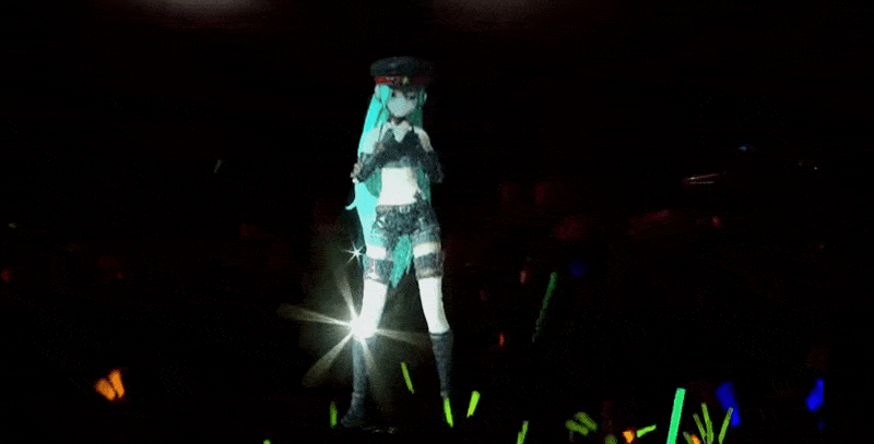 The Crowd Went Wild For Hatsune Miku, The Virtual Anime Pop Star