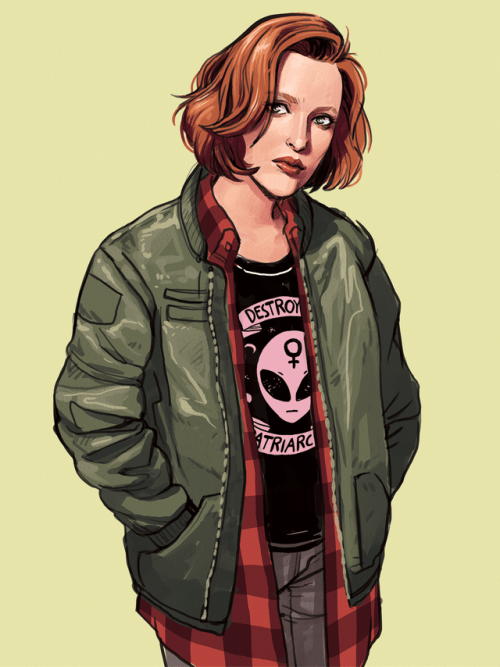 Fine Art: Scully Always Was A Believer