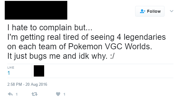 Legendaries Do Not Ruin Competitive Pokemon