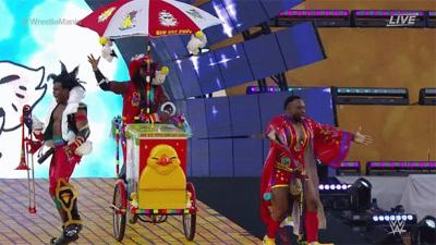 The New Day Enter Wrestlemania With Final Fantasy Tribute
