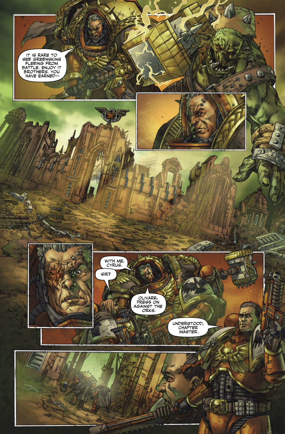Space-War Is Space-Hell In The New Warhammer 40K: Dawn Of War Comic