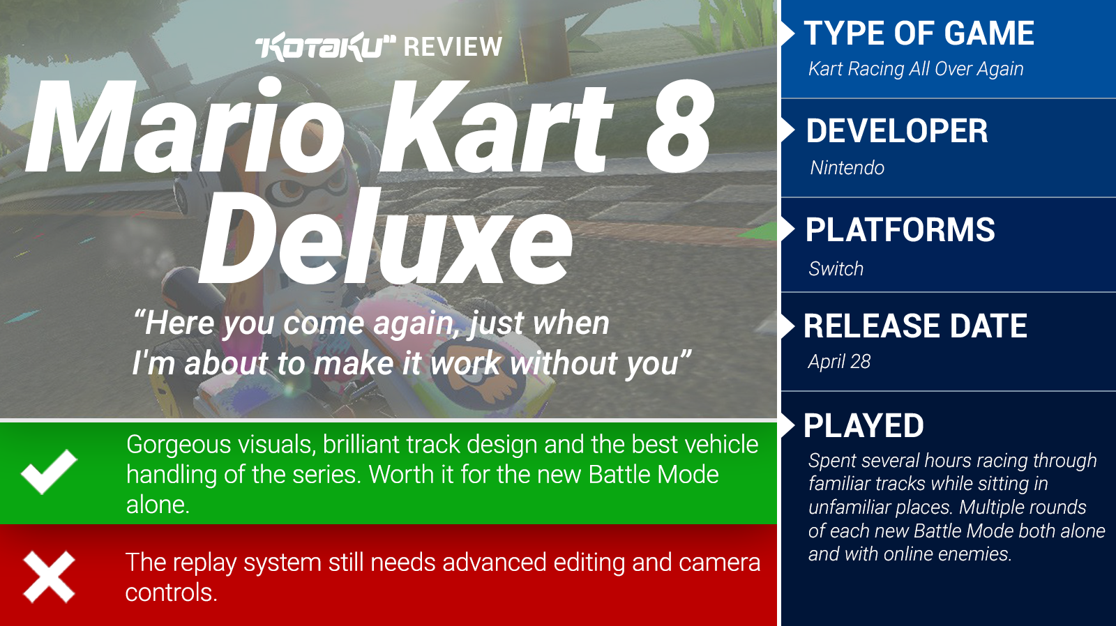 Mario Kart 8 Deluxe: The Kotaku Review