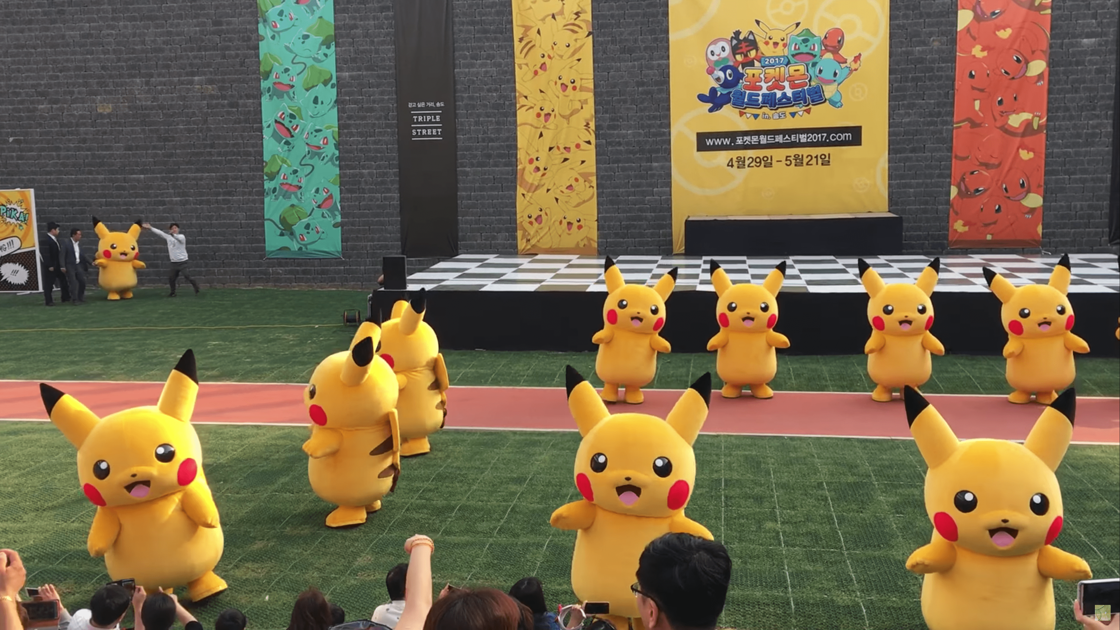 Rapidly Deflating Pikachu Rushed To Safety By Small Horde Of Suited Men