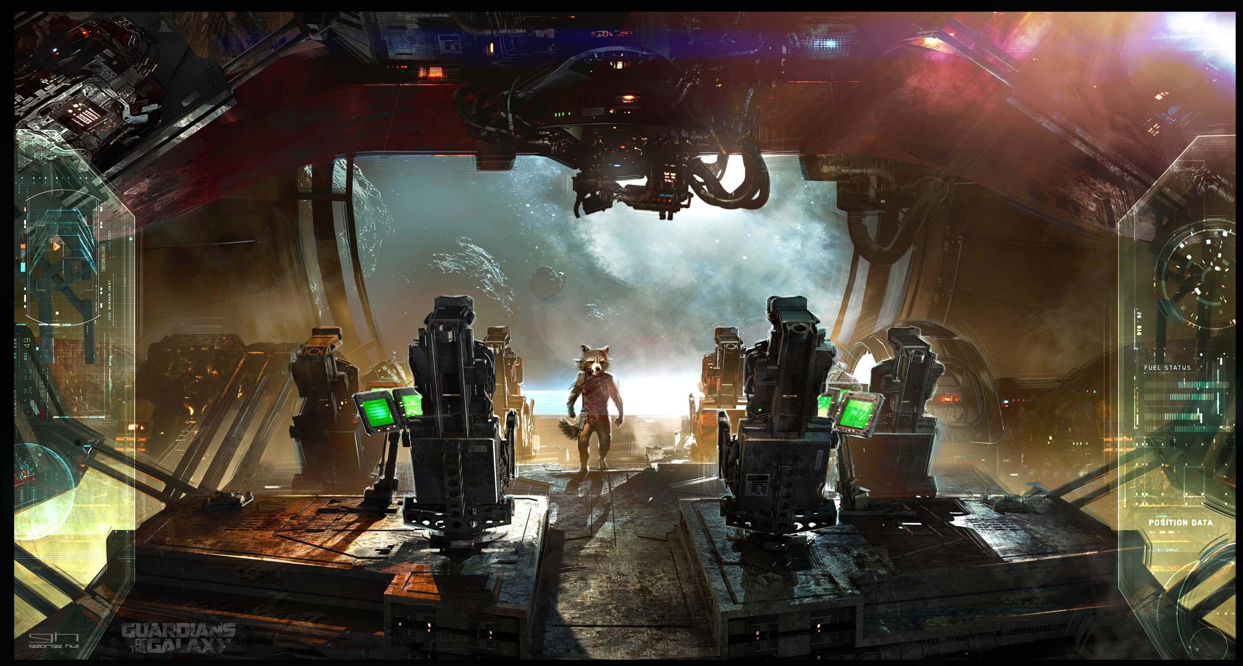 Check Out Fantastic Concept Art Of The New Ships In Guardians Of The Galaxy Vol. 2