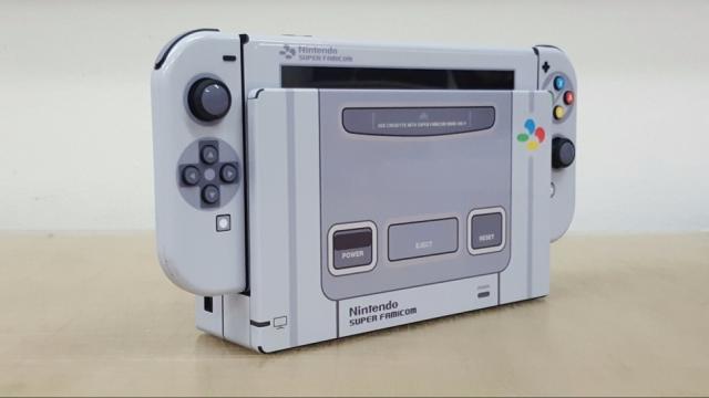 At SNES-Themed Nintendo Switch