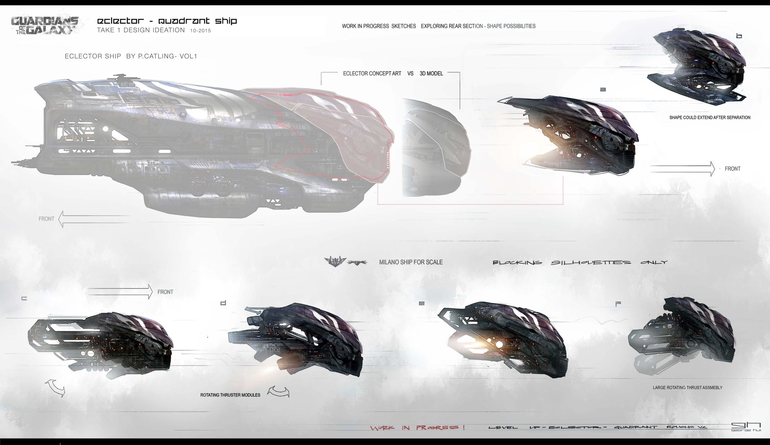 Check Out Fantastic Concept Art Of The New Ships In Guardians Of The Galaxy Vol. 2