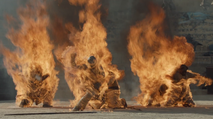 Game Of Thrones’ Craziest Stunt Flamebroiled 20 People In A Single Day 