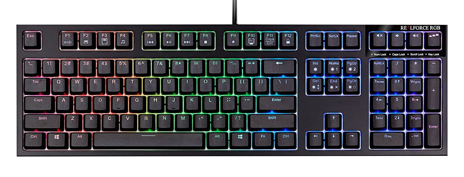 Topre Realforce RGB Keyboard Review: Life Beyond The Rubber Dome