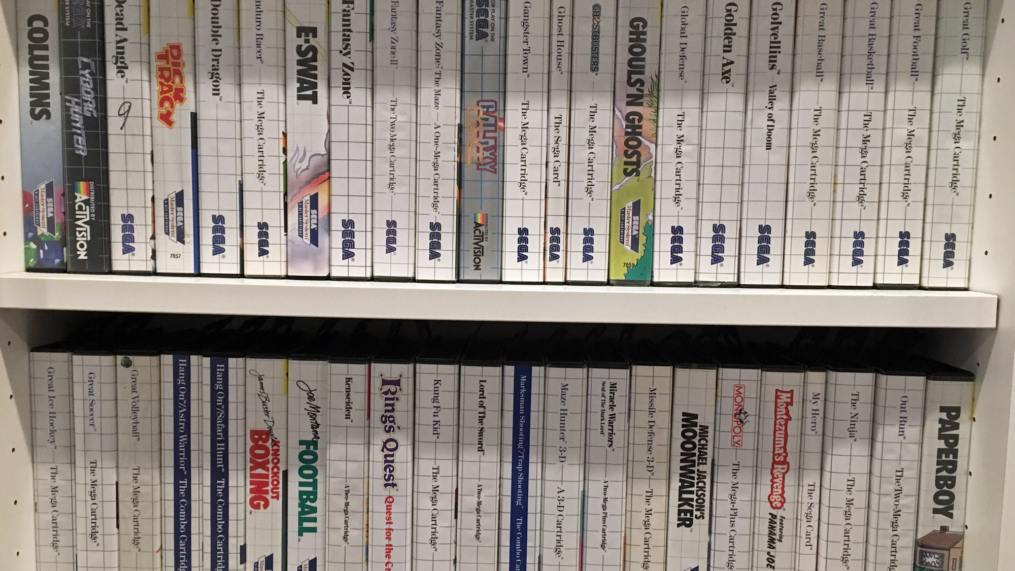 Collecting Sega Master System Games Is A Huge Pain In The Arse