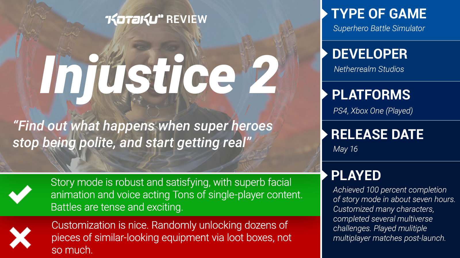 Injustice 2: The Kotaku Review