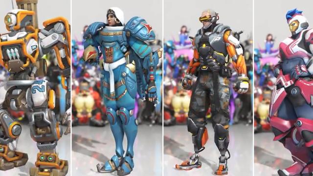 First Look At Four New Overwatch Skins