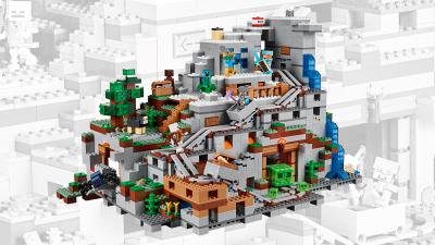 The Mountain Cave Is The Biggest LEGO Minecraft Set Yet