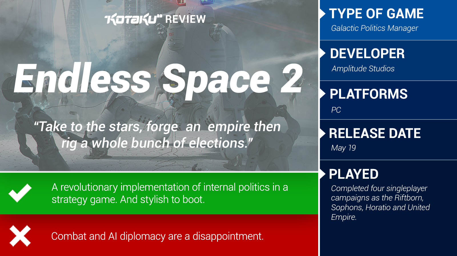 Endless Space 2: The Kotaku Review