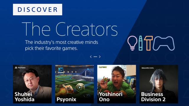 PlayStation Store Now Has Curation From Big Developers