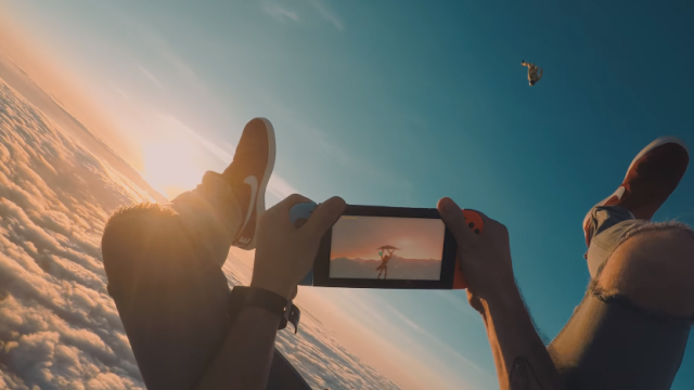 Fans Take Nintendo Switch Skydiving, Make Rad Trailer