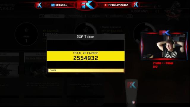 Call Of Duty Streamer Gets 2.5 Million XP In Single Match