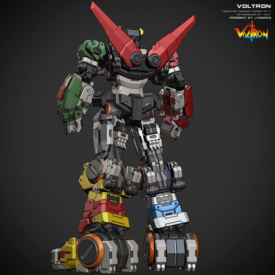 This DIY Voltron Model Is Some Next Level Stuff