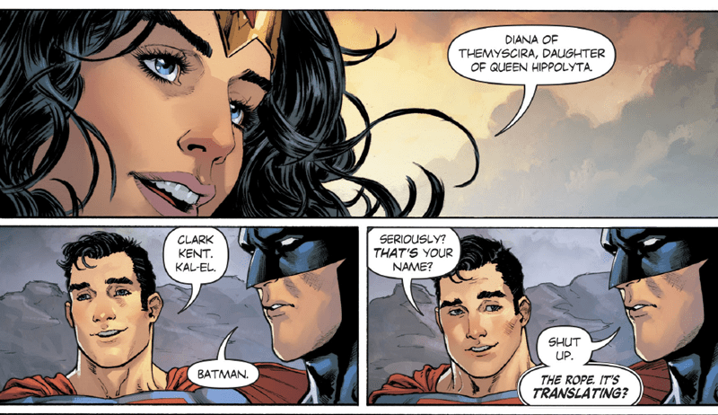 The First Time Batman And Superman Met Wonder Woman Was Downright Adorable