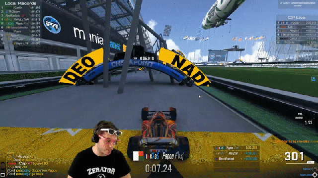 French Commentator Gets Hyped Up Over Trackmania Run