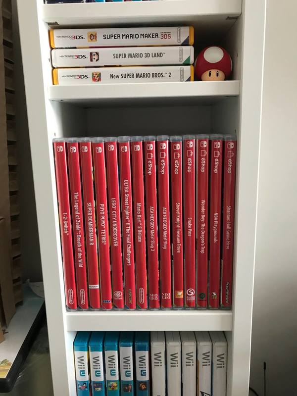 Fake Boxes For Downloadable Nintendo Switch Games